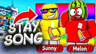 Sunny and Melon Sing STAY (Roblox Song by Bee)