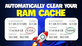 How to Automatically Clear RAM Cache in Windows 10/11 |  Make Computer Faster