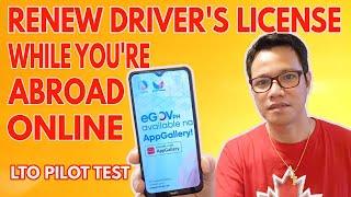 RENEW YOUR PHILIPPINE DRIVER'S LICENSE ONLINE WHILE ABROAD|