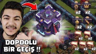 YOK BÖYLE BİR GEÇİŞ !! KÖY BİNASI 15 GEÇTİK !! - Clash Of Clans