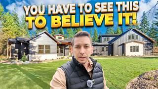Touring New Construction Homes with Acreage Near Coeur d'Alene [Hidden Gem Community]