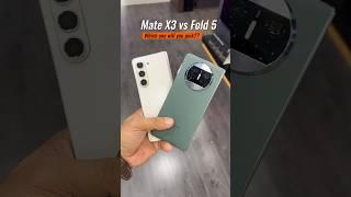 Huawei Mate X3 vs Samsung Z Fold 5: Which One will you pick?? #comparison #viral #trending #fyp