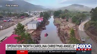 Locals launch an operation to bring Christmas to hurricane victims in North Carolina