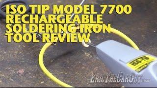 ISO Tip Model 7700 Rechargeable Soldering Iron Tool Review -EricTheCarGuy