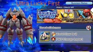 Ultra Lucky First Multi Summon BanchoGolemon & Gallantmon CM  Digimon ReArise Global 2021