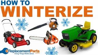 Lawn Equipment Winter Storage: How to Winterize Your Outdoor Power Equipment | eReplacementParts.com