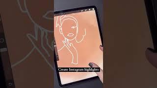 Creating Instagram Highlights Icons in Procreate