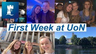 Vlog: My first week at the University of Nottingham 2020