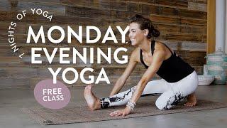 Monday Evening Yoga Class  (FULL CLASS)