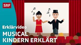 Was ist ein Musical? – einfach erklärt | Kindervideos | SRF Kids