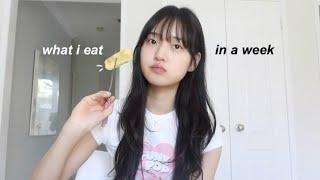 what i eat in a week at home (korean food & my mom's cooking)