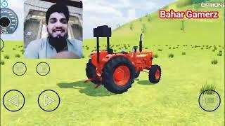 Red Color indian Tractor 3d - Tractor Gameplay 2024 - Bahar Gamerz