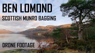 Hiking Ben Lomond | The Trossachs National Park | Loch Lomond | Scottish Munros | Drone Footage