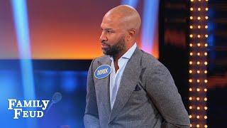 Tommy Chong & Derek Fisher face off! | Celebrity Family Feud