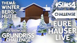 Eure Häuser daraus LIVE  Die Sims 4 Grundriss Challenge 47 Galerie Showcase 