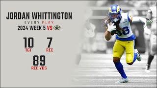 Jordan Whittington Week 5 Replay: Every Target and Catch vs Green Bay Packers