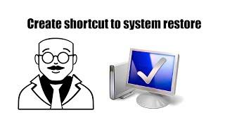 Create a System Restore Shortcut for pinning to Start or Taskbar