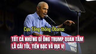 Cựu Tổng thống Mỹ Obama lần đầu xuất hiện kêu gọi vote cho bà Kamala Harris