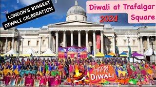 "Diwali 2024 in London: Trafalgar Square "' A celebration of Lights ,culture and community