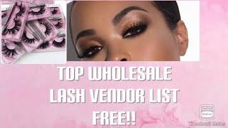 AFFORDABLE WHOLESALE LASH VENDORS | FREE LASH VENDORS LIST 2021 #wholesale #vendorslist #free