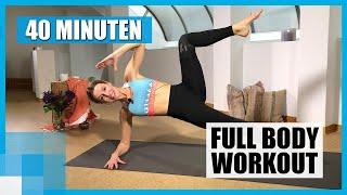 40 MIN Full Body-Workout ohne Geräte - Intervalltraining mit Coach LeaLight 