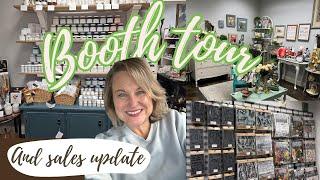 Vintage booth tour and Small resale business sales update