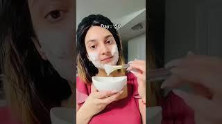 200 days of using rice mask for korean glass skin ️⭐️ #shorts #youtubeshorts