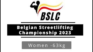 Women under 63kg Recap - Belgian Streetlifting Championship 2023 #BSLC