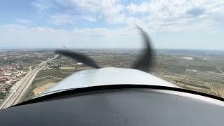 Anflug auf Casarrubios (LEMT), Spanien