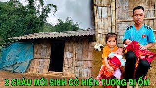 CHỖ Ở KHÔNG ỔN ĐỊNH CỦA VỢ CHỒNG MÙ NÊN 2 CON MỚI SONG SINH CÓ HIỆN TƯỢNG BỊ ỐM ;