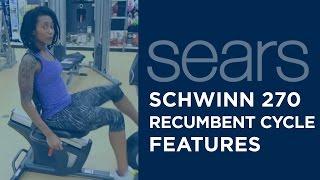 Schwinn 270 Recumbent Cycle Feature - Easy To Move