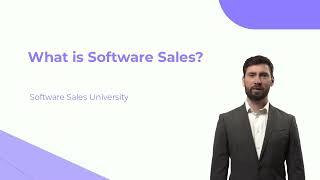 What is Software Sales?