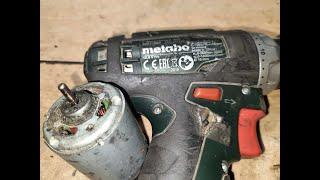 Шуруповёрт Metabo PowerMaxx BS - не включается - ремонт.