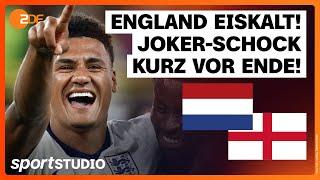 Niederlande – England Highlights | Halbfinale, UEFA EURO 2024 | sportstudio