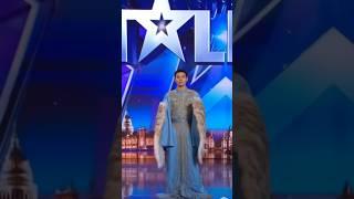 Guy SPROUTS WINGS Mid-Performance! UNBELIEVABLE! #shorts  #333  #talents  #agt  #bgt