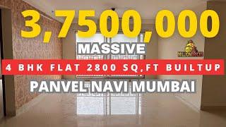 Inside A Massive 4 BHK Flat For Sale In Panvel 