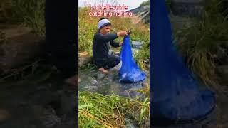 unbelievable catching fishing in Canal ,wow amazing catching fishing by man