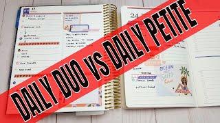 Erin Condren Daily Duo Life Planner vs Erin Condren Daily Petite Planner