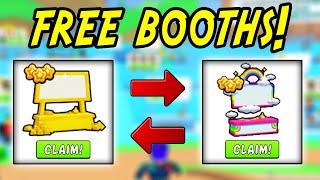 How to get FREE TRADING BOOTHS in Pet Simulator 99! (Roblox)