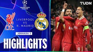 HIGHLIGHTS - Liverpool vs Real Madrid | UEFA Champions League 24/25 | TUDN