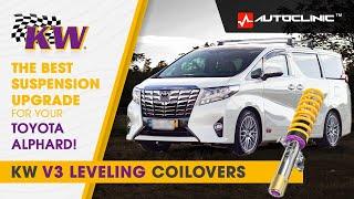 Pure Comfort and Performance! KW V3 Leveling Coilovers for Toyota Alphard