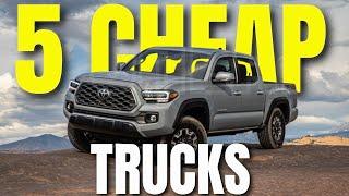 Top 5 Cheap Trucks Under $5k -  You Can Buy In 2025