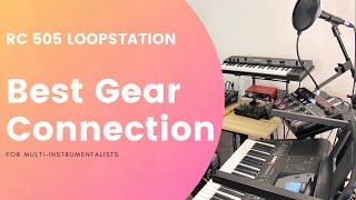 How to best connect your instruments to the Boss RC 505 Loopstation