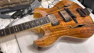 Phred Instruments Reprise Koa mid-assembly video