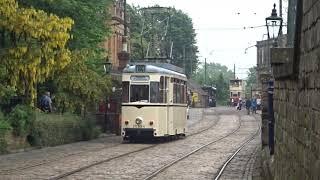 Historic Berlin Tram at Crich Tramway Village/Museum, UK; Berliner Straßenbahn, Rekowagen, Köpenick