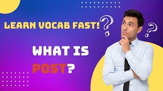 Learning From Root Words (POST) - Increase Your Vocabulary FAST!