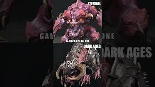 DOOM Dark Ages vs Doom Eternal characters comparison