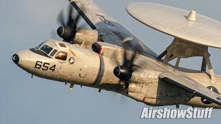 E-2 Hawkeye Demonstration - Airshow London 2021