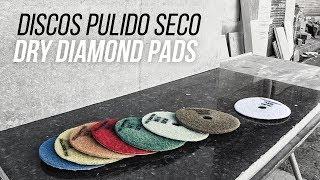 RUBI Discos Flexibles de Diamante para Pulido Seco