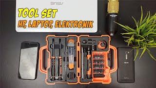 Review Obeng Tool Set JAKEMY JM-8139, Cocok Untuk Servis HP, Laptop dan Barang Elektronik